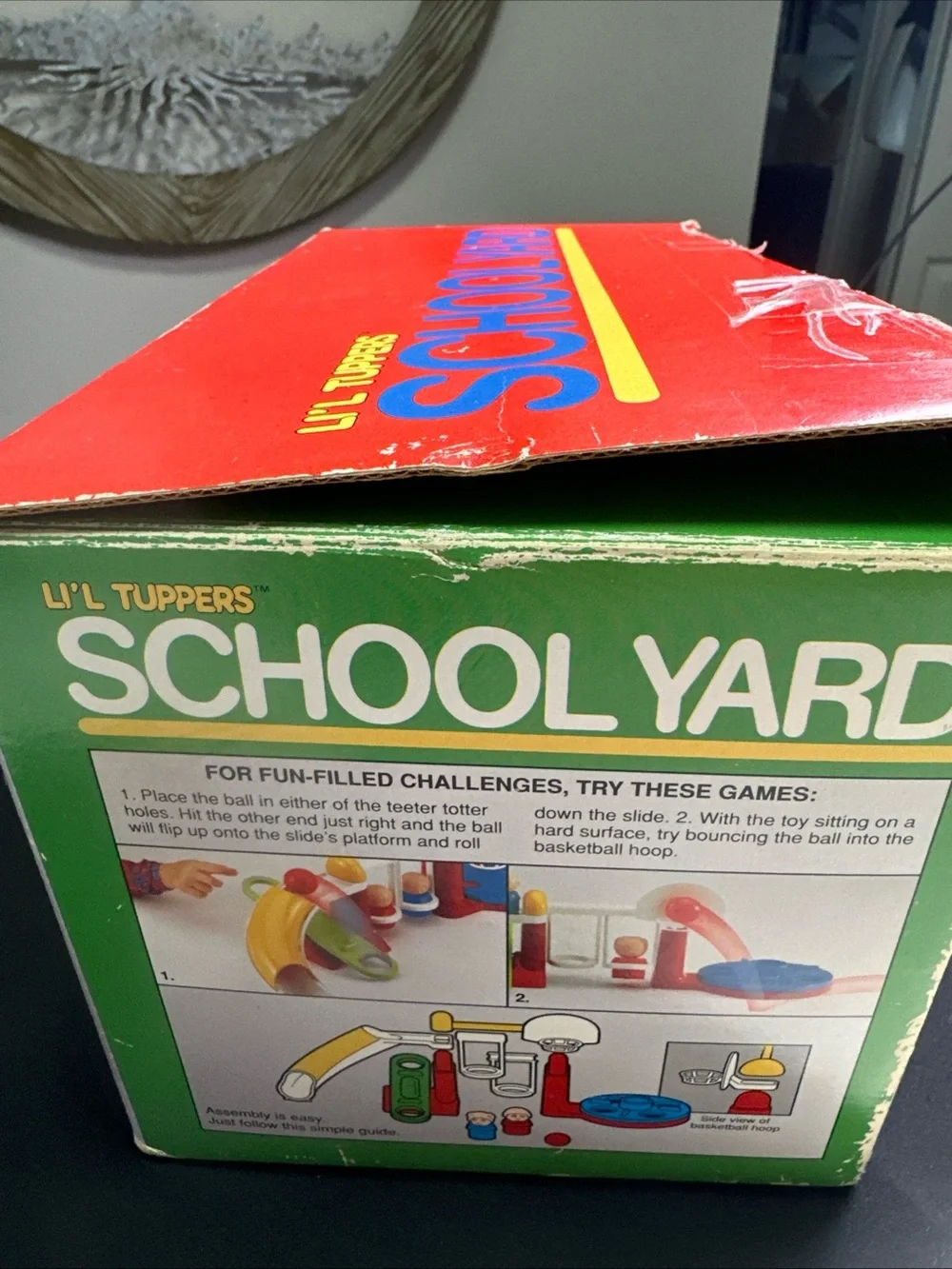 Vintage Tupperware School Yard Playset Kids